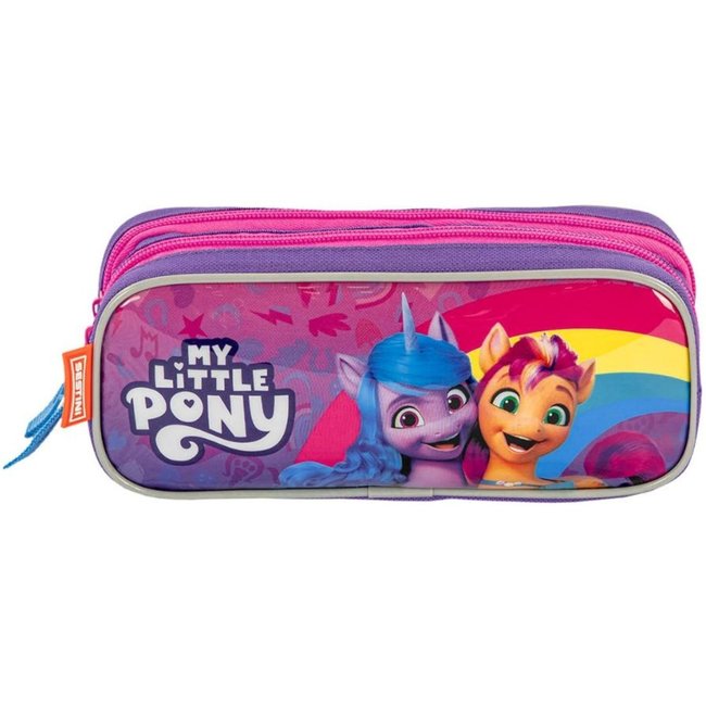 Infantil - Estojo 2 Compartimentos My Little Pony Confete - Colorido Multicolorido