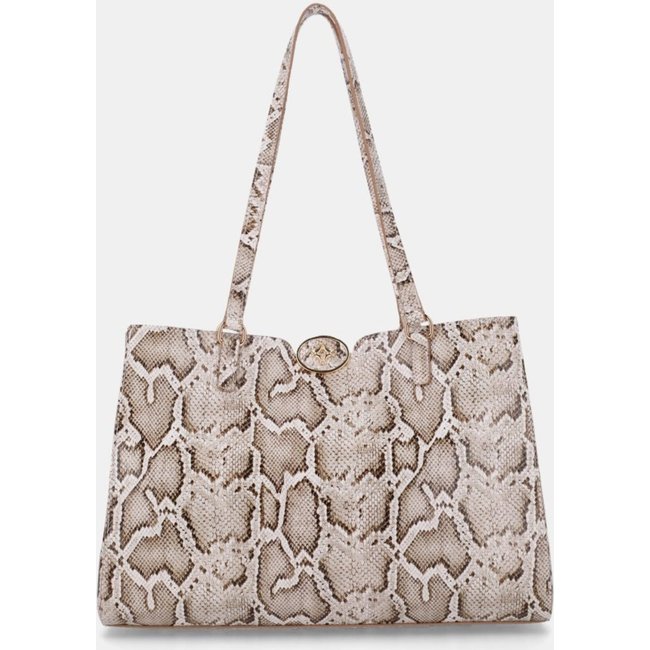Bolsa Diana Shopping Grande Luz da Lua - 2000751 Luz Da Lua Cobra