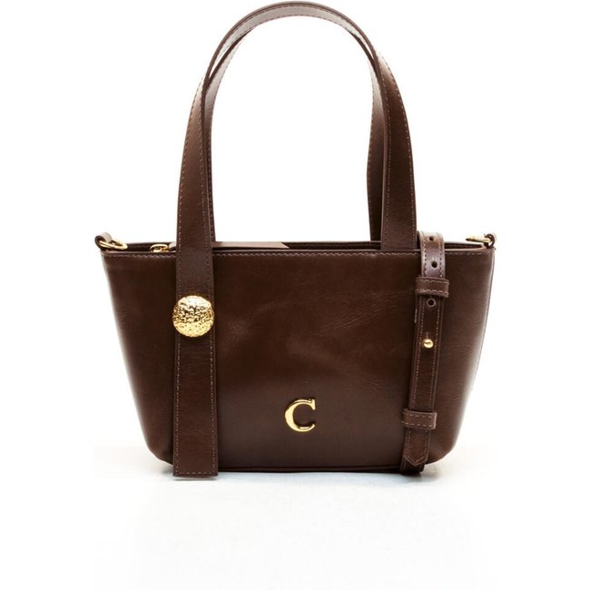 Bolsa Sophie Couro Marrom Cecconello C2950-3