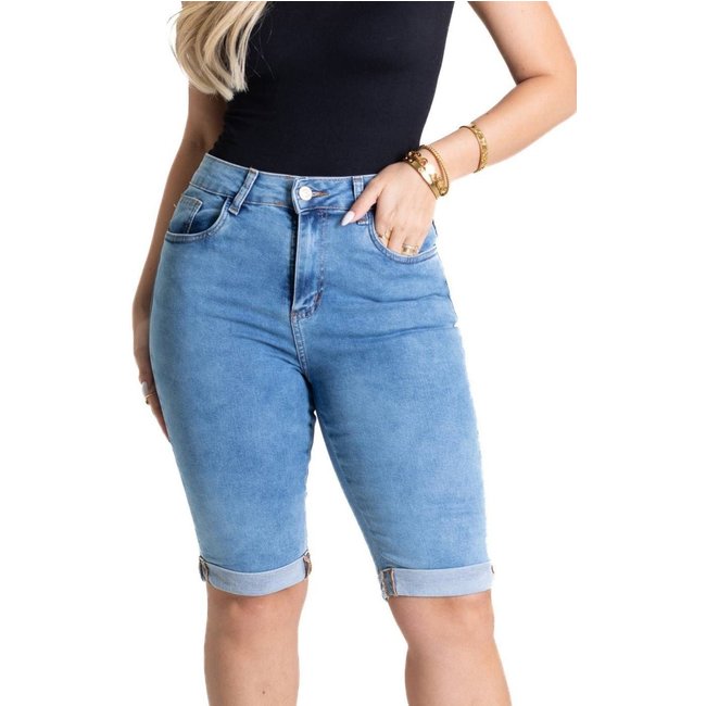 Bermuda Jeans Sawary - 281202 - Azul - Sawary