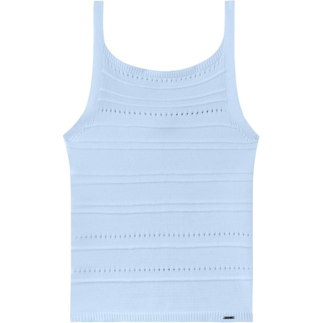 Blusa Regata De Alças Em Malha Tricô
