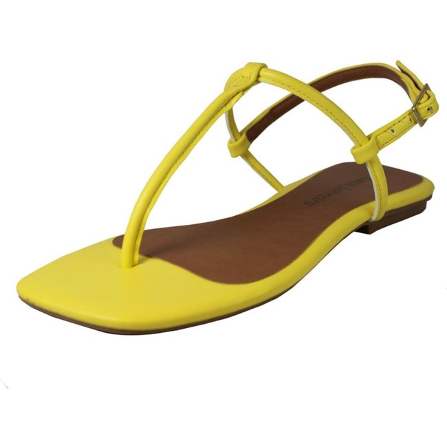 Sandália Baixa 1cm Luiza Sobreira Amarela Mod. 2091