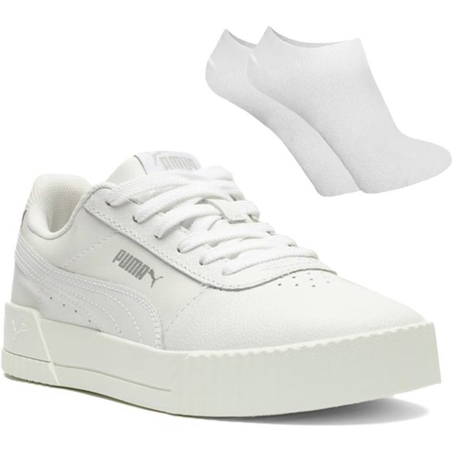 Kit Tênis Puma Carina L Feminino + Par De Meia