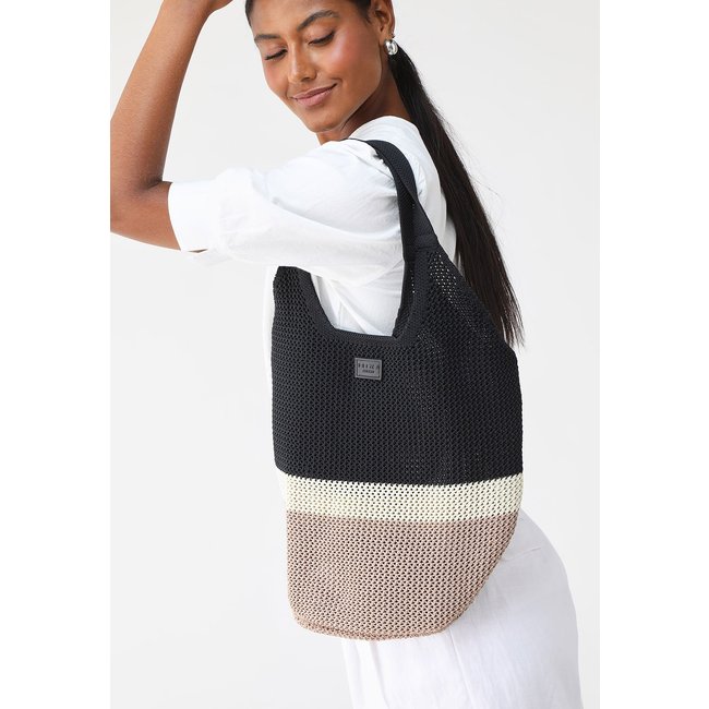 Bolsa Brizza Arezzo Croche Preta