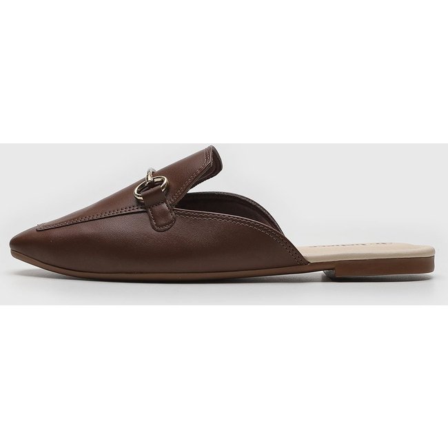 Mocassim Mule Feminino cê Bridão Marrom