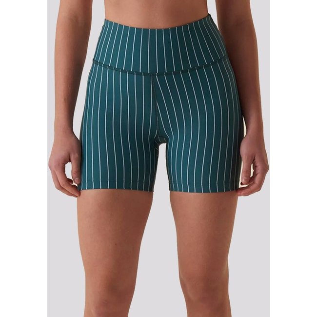 Bermuda Fila Future Sports Pinstripes Flow Feminina Verde