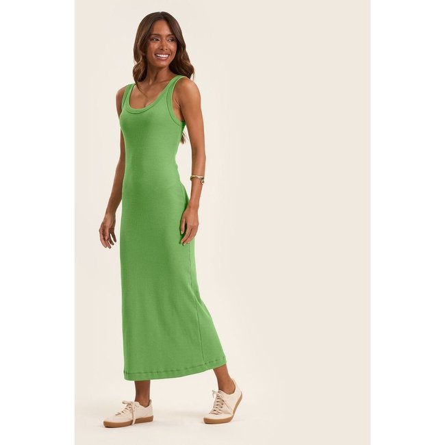 Vestido Midi em Ribana Rovitex Verde