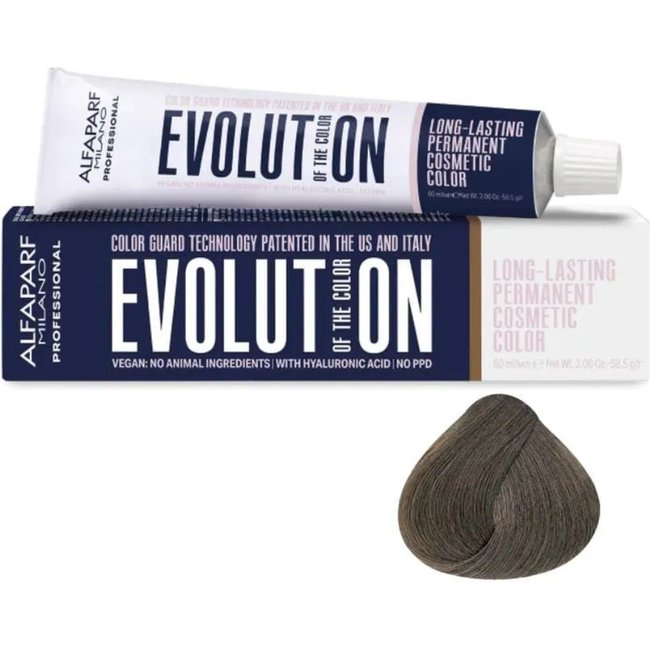 Coloração Alfaparf Milano Evolution Of The Color 60ml 7.1 Louro Médio Cinza