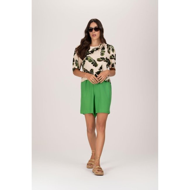 Conjunto Feminino De Viscose Short E Blusa Floral Verão