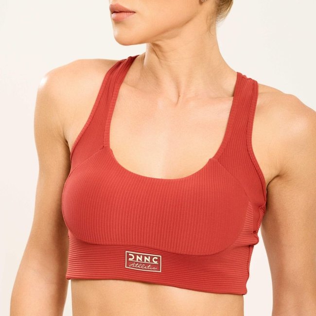 Ribbed Top Vermelho Hyperion Poliamida Com Bojo Donna Carioca