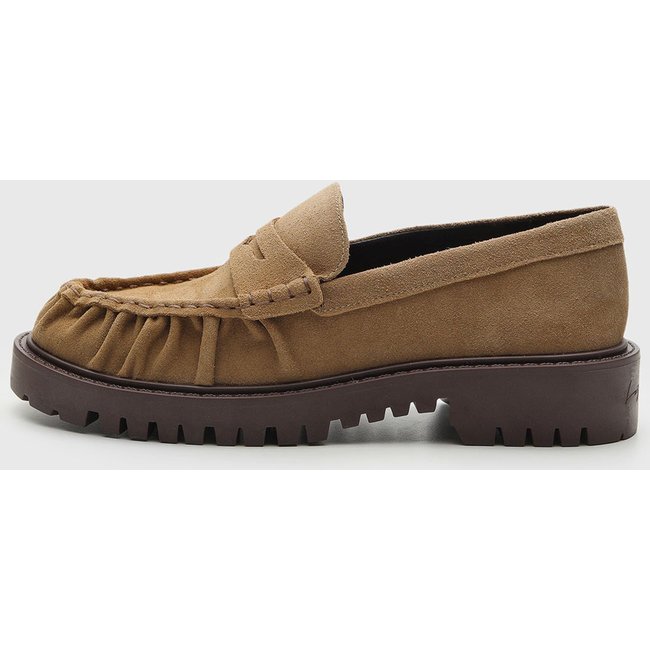 Mocassim Feminino Luiza Barcelos Camurça Camel