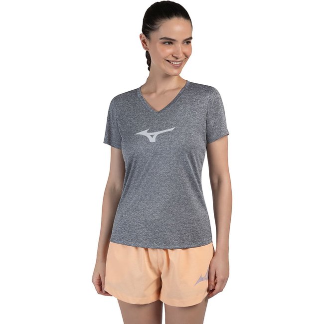 Camiseta de Corrida Feminina Mizuno Big Logo