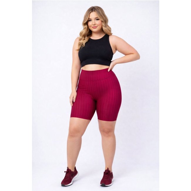Bermuda Esportiva D Bell Outlet Fashion 3D Plus Size Vermelha