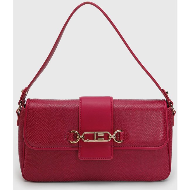 Bolsa Média Jorge Bischoff Texturizada Pink