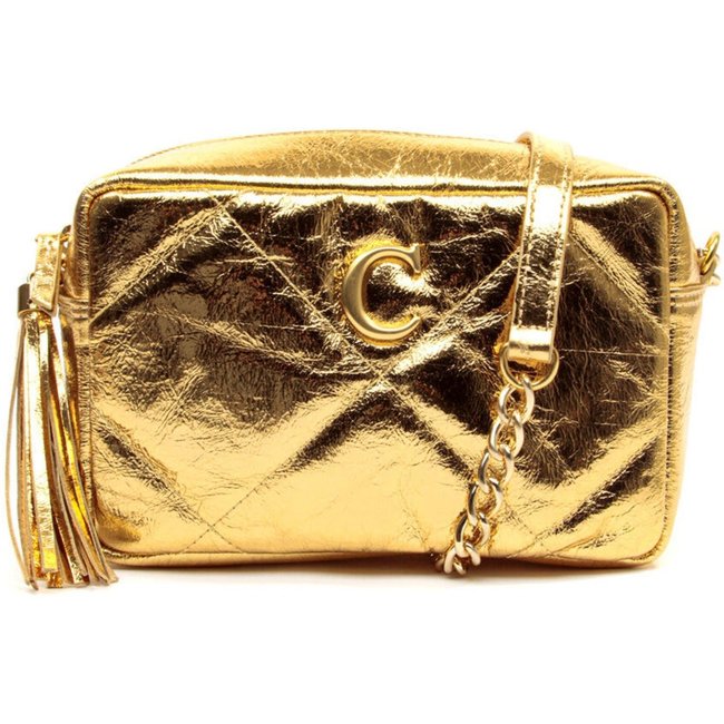 Bolsa Adelle Couro Ouro Cecconello C2949-6