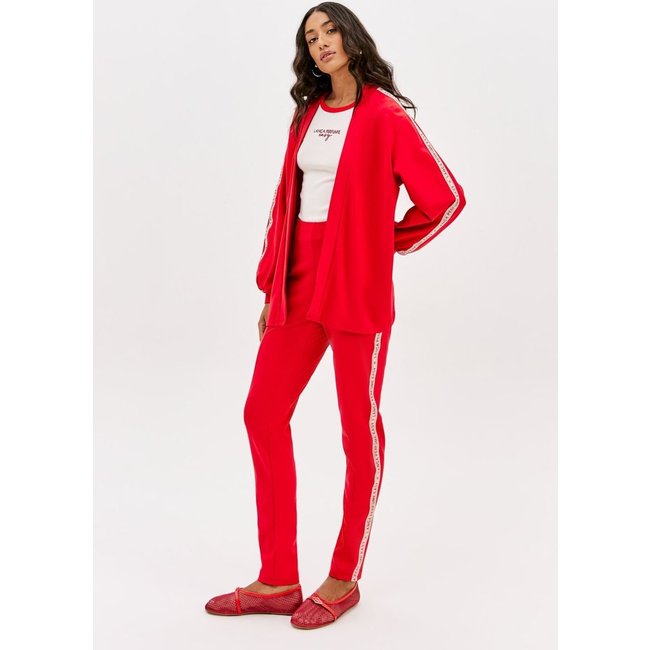 Calça Carrot Cintura Alta Com Gorgurão Sport Easy