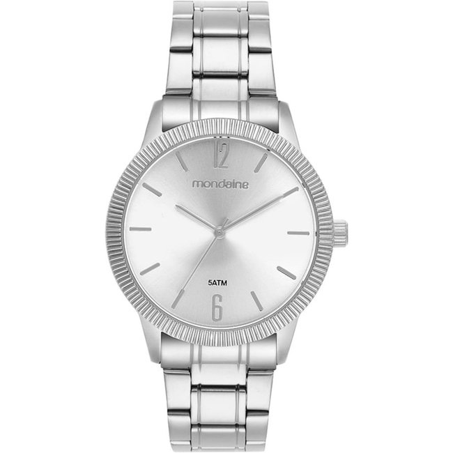 Relógio Feminino Mondaine Analógico Prata Minimalista Mondaine