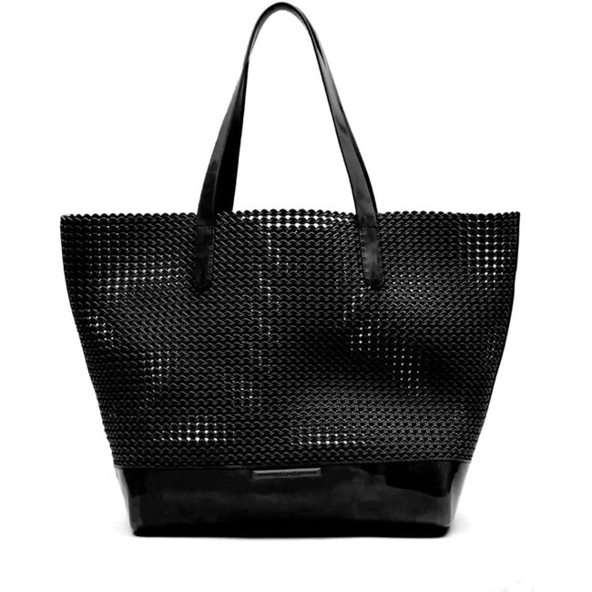 Bolsa Feminina Petite Jolie Tote Grande J-Lastic Preto