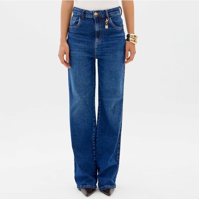 Calça Jeans Lança Perfume Ful Length Sh Ou26 Azul Feminino