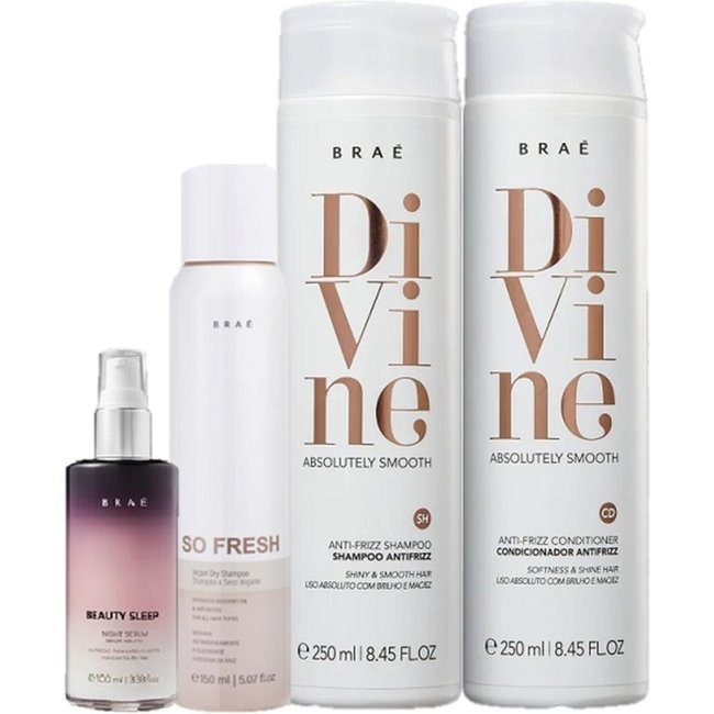 Brae Divine Anti Frizz Duo 250ml Beauty Sleep 100ml e So Fresh 150ml