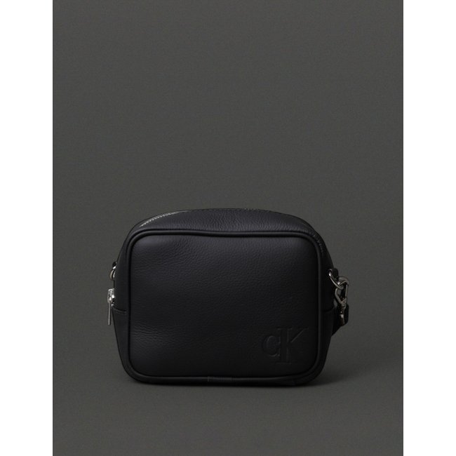 Bolsa Feminina Câmera Bag Queima Calvin Klein Jeans - Preto Calvin Klein Jeans