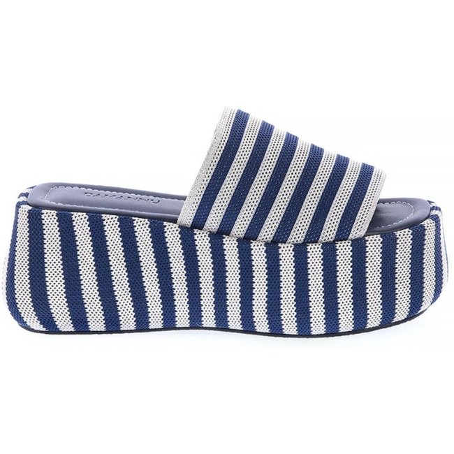 Jady - Tamanco Plataforma Tramado Azul Azul