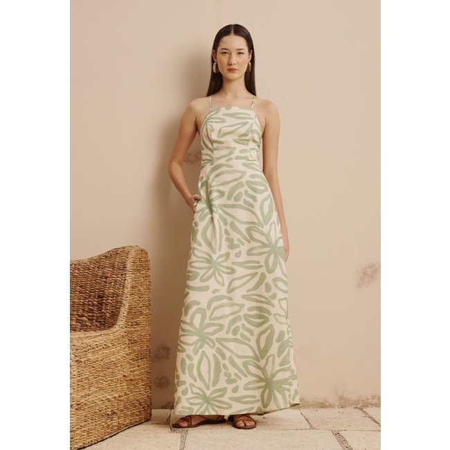 Vestido Longo Estampado Jari