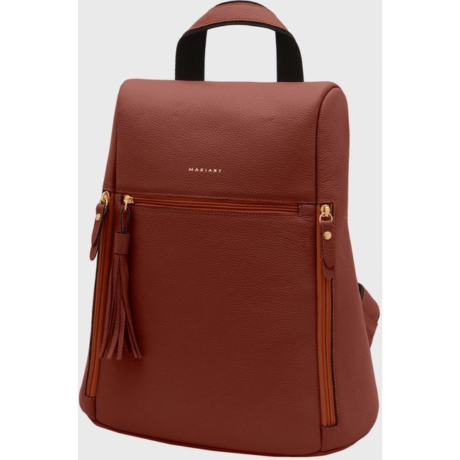 Mochila de Couro Mariart Dália Terracota