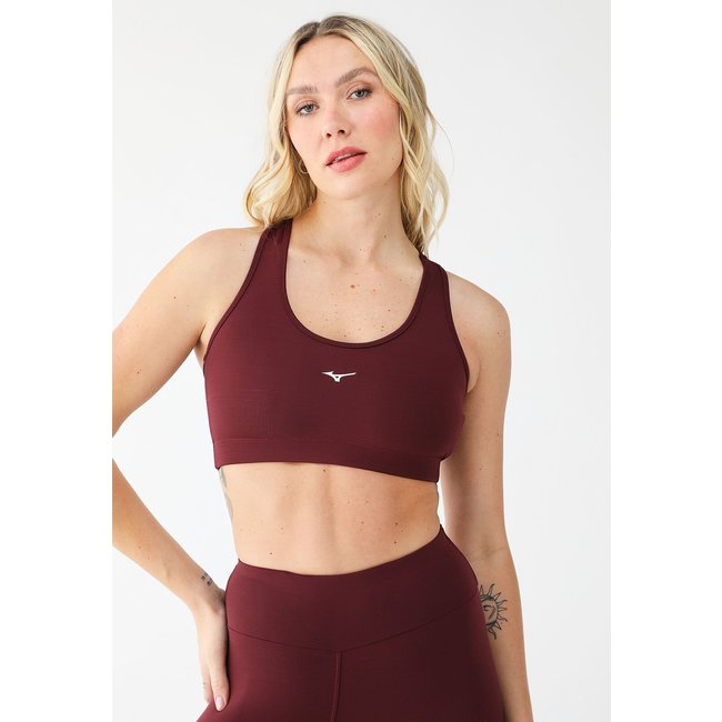 Top Mizuno Ajustada Essence Vinho