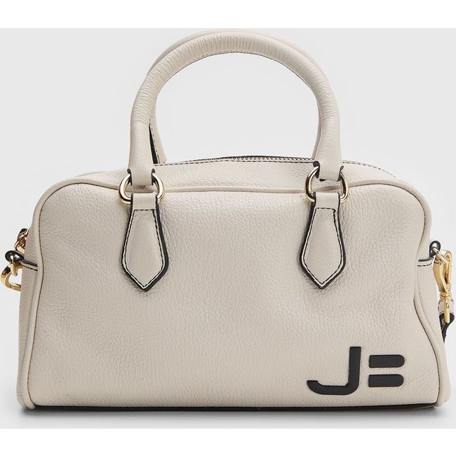 Bolsa Média Feminina Jorge Bischoff Textura Natural Off-White