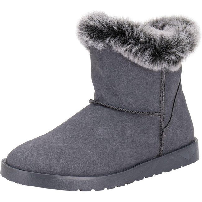 Bota Feminina Cano Baixo Mooncity 70811 0740811 Cinza