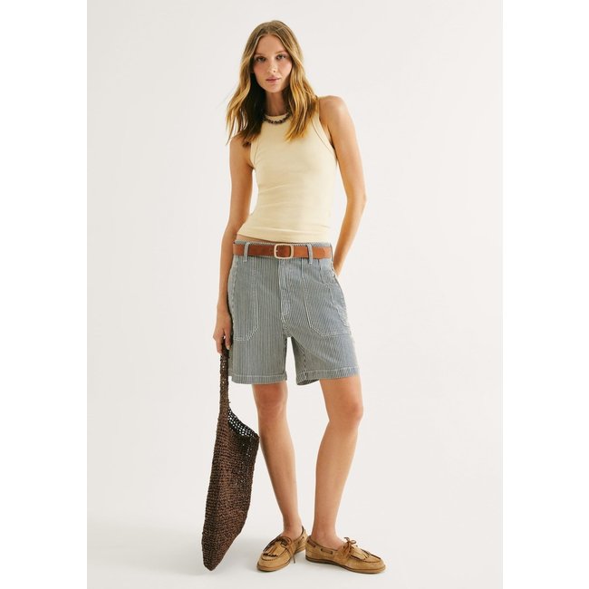 Bermuda Jeans Feminina Listrada Hering