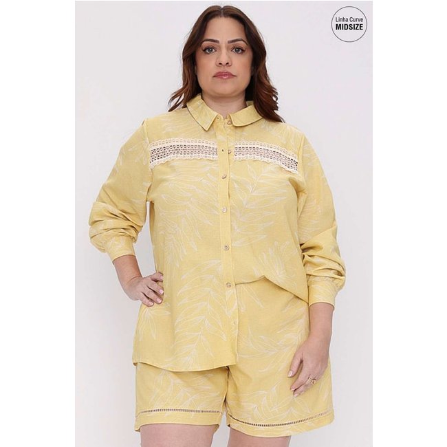 CAMISA VIVI MAIS GATA CELESTIAL/P7258/01 Gatabakana