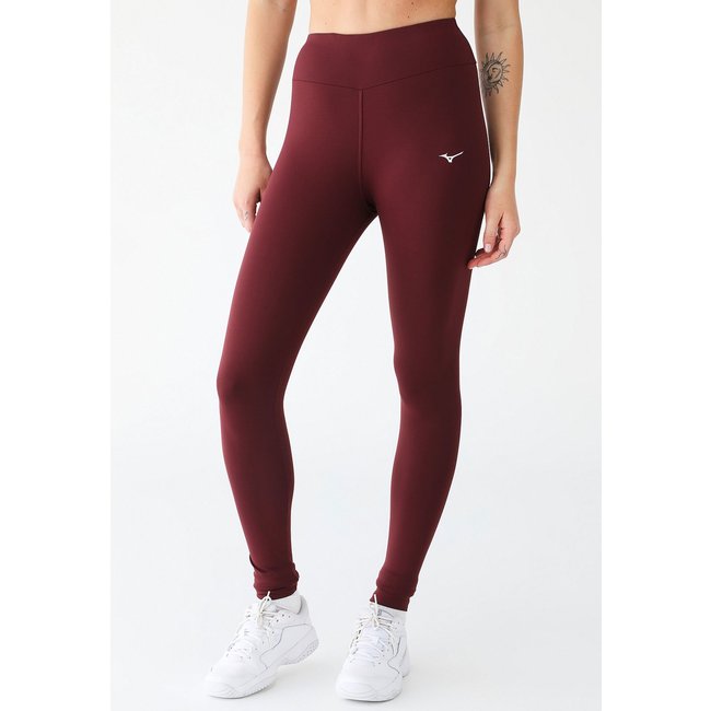 Legging Mizuno Ajustada Essence Vinho
