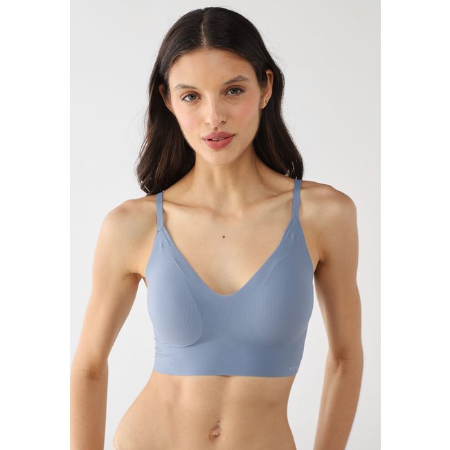 Sutiã Top Feminino Hope Bojo Removível Naked Azul Claro