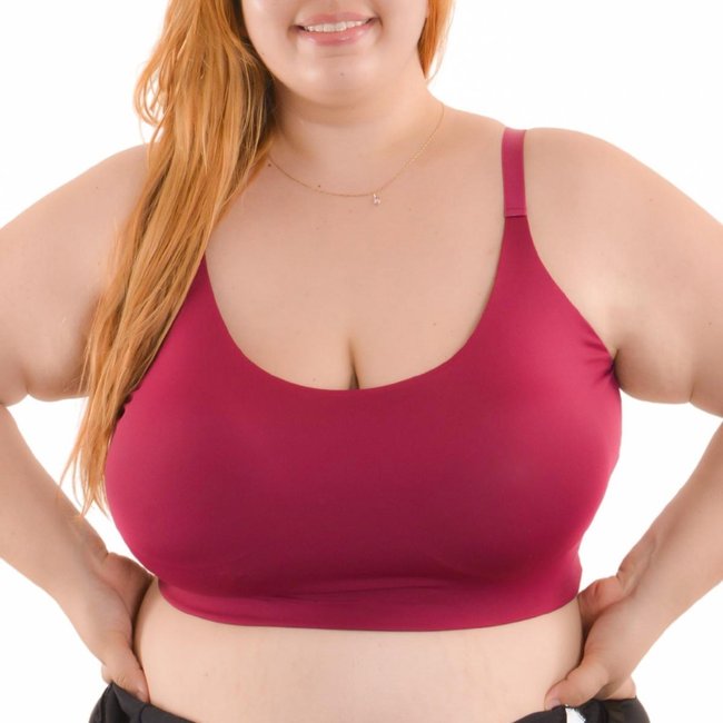 Top Plus Size Soft Com Bojo Removível Santa Passion .