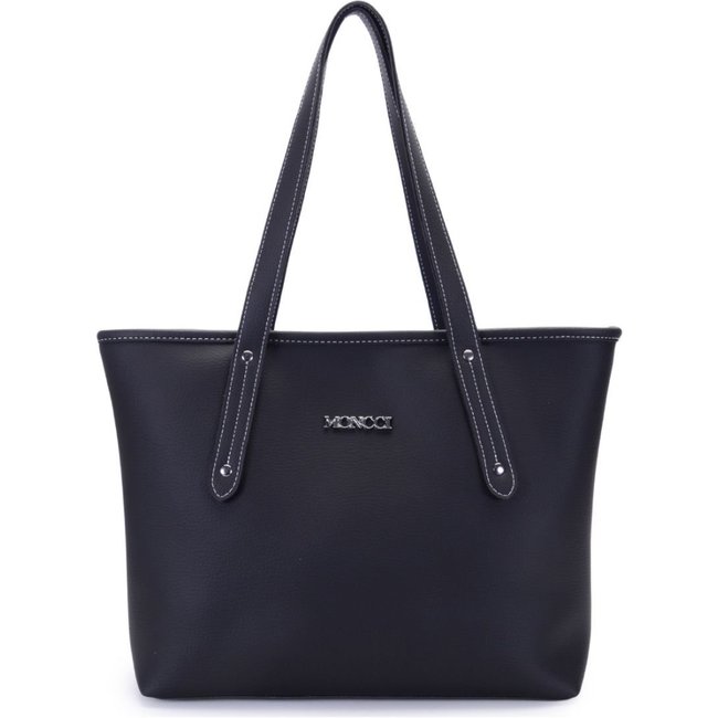 Bolsa media feminina Marsala com bolso interno minimalista fechamento em zíper Moncci