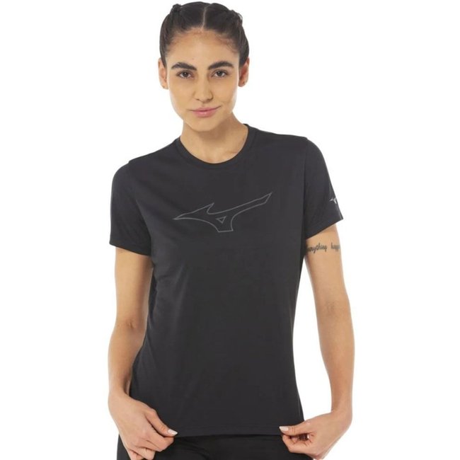 Camiseta Mizuno Energy Stamp 2 Feminina - Preto - mizuno