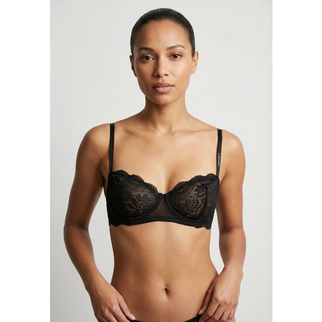 Sutiã Feminino Calvin Klein Balconet Lace Essencial Preto