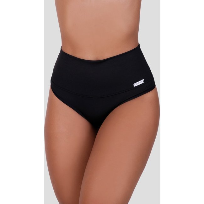 Calcinha Cinta MdMix Modeladora Cós Alto Preta