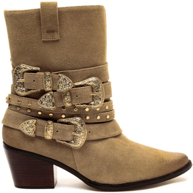Bota Couro Marrom Cano Curto Cecconello 2619007-1