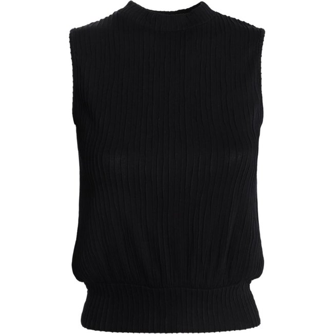 Blusa Malha Sem Manga Autentique Feminina PRETO