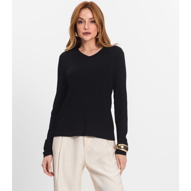 Blusa Manga Longa Select Preto