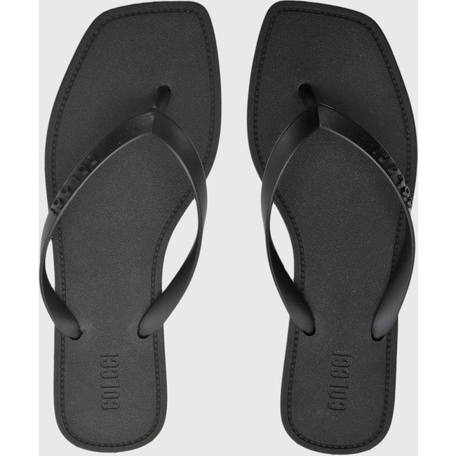 Chinelo Colcci Logo Preto