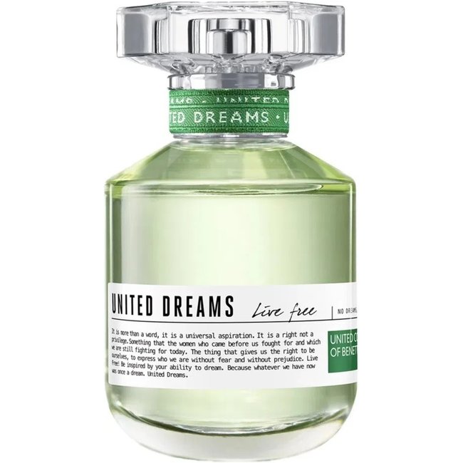 Benetton United Dreams Live Free Feminino Eau De Toilette 50 Ml