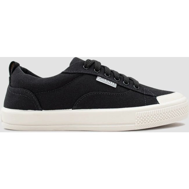 Tênis Comfort Flatform Tecido Lona Preto CBK