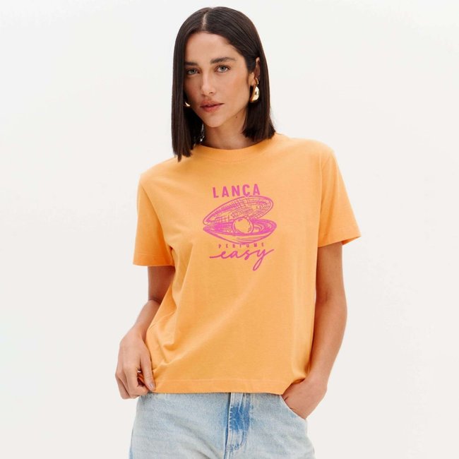 Camiseta Easy Lança Perfume Silk Ve26 Laranja Feminino