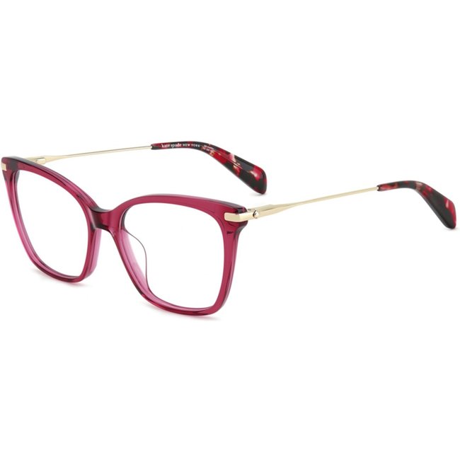 Armação de Óculos Kate Spade KS Teya C9A - Vermelho 52