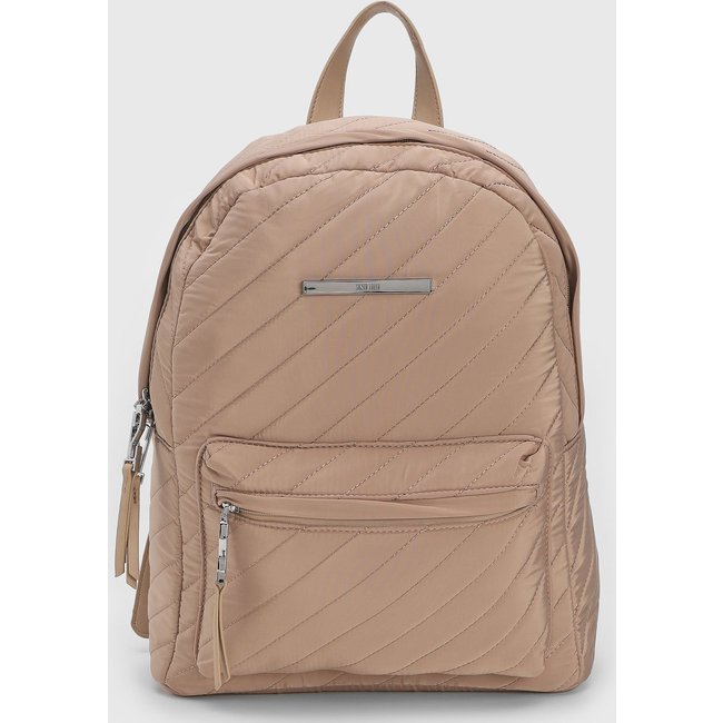 Mochila Feminina Santa Lolla Matelassê Nude