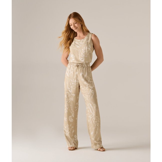 Calca Makenji Cos Elastico Com Cordao Feminina Estampa